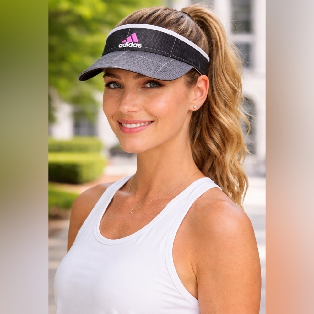 women’s extra padded one size  Adidas Classic clamp visor